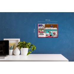 copy of Calendrier mural A4 horizontal ● 13 pages ● spirale métallique + crochet