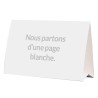 Calendrier chevalet simple A5 ● cartonné ● 2 faces