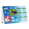 Calendrier chevalet simple A5 ● cartonné ● 2 faces